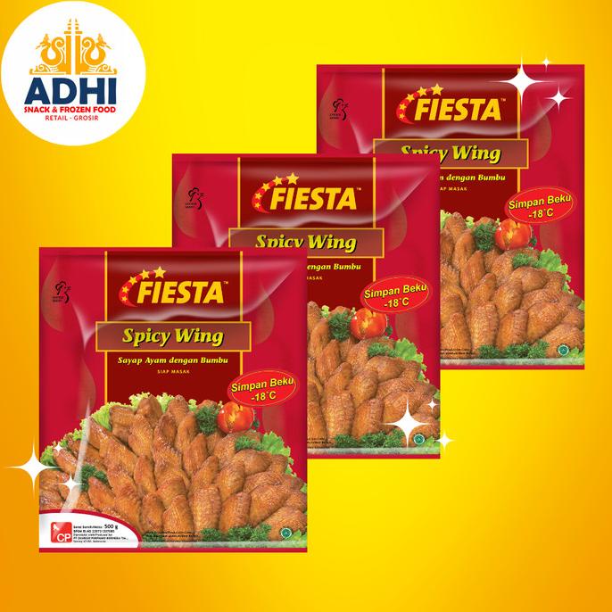 

Fiesta Spicy Wing 500g - Makanan Beku Olahan Ayam