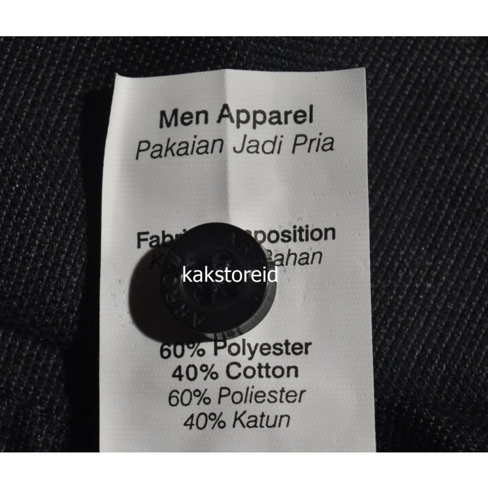 Kemeja Pria Formal Lengan Pendek Arrow Hitam Motif Reguler Arr 230 Ori