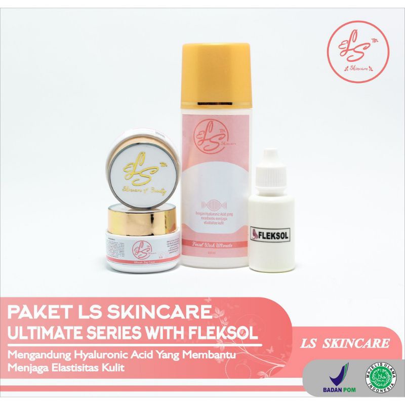 LS SKINCARE Paket Ultimate BPOM Menghilangkan Flek Menahun atau Spot With Fleksol