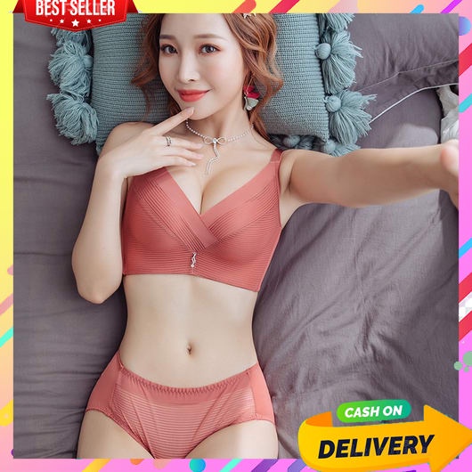 Bh Set Celana Dalam Sexy Wanita Hot Import Seksi Untuk Bercinta Cd Dewasa 2Iin1 Busa Lingerie Super 