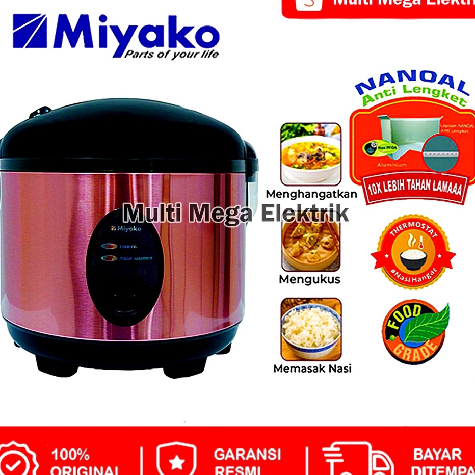 Star Seller.. MAGIC COM / RICE COOKER MIYAKO MCM 508 SBC 507 509 528 / PENANAK NASI 3IN1 / MEJIKOM /