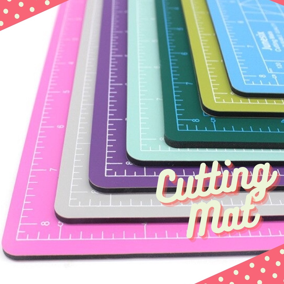 

Cutting Mat A3 A4 A5 / 2 Sisi Sided / Pad Board DIY Tebal 3mm Estetik Aesthetic Foto Self Healing Warna Soft Tosca Abu Grey Pink wpjpv