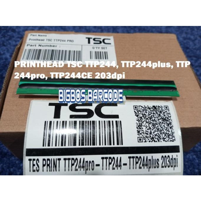 populer] Head Printer TSC 244 Printhead Barcode Printer For TSC TTP-244 PRO ORI