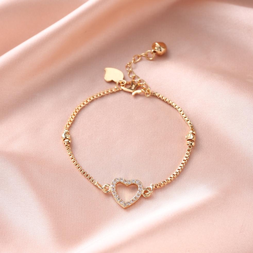 7.7 D.G.C Gelang Wanita Titanium Anti Karat Asli Emas Muda Perhiasan Murah Korean Style Aksesoris Se