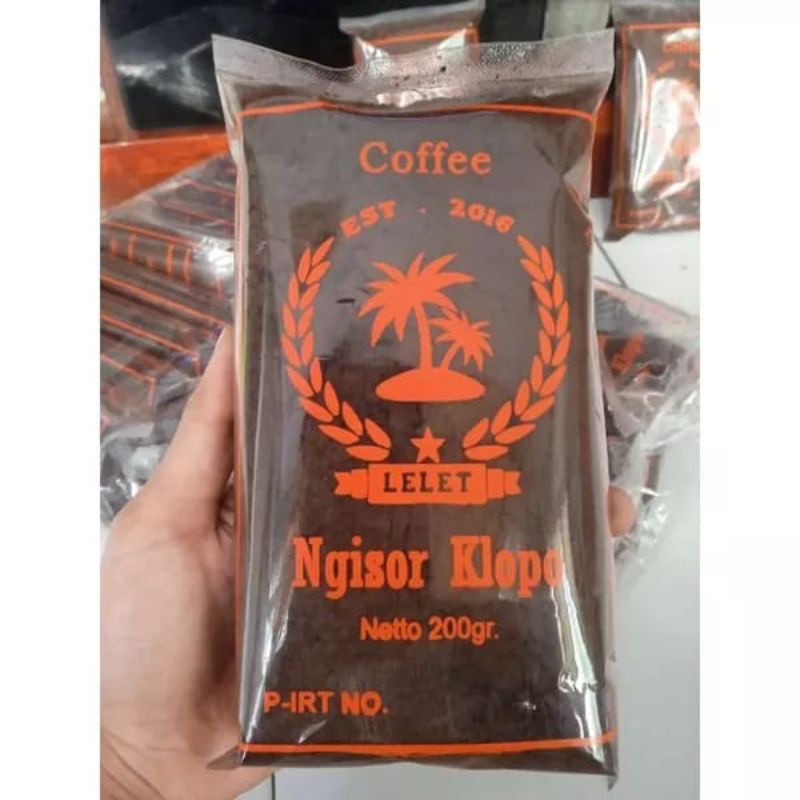 

KOPI LELET - Kopi Lelet Ngisor Klopo Khas Sarang Rembang Original Kopi Murni Tanpa Campuran