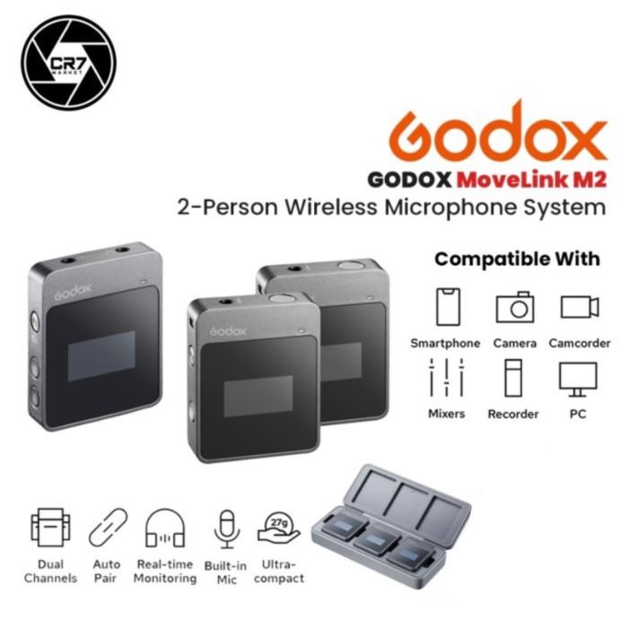 Microphone Godox Movelink M2 Wireless Microphone System / Godox M2 Movelink