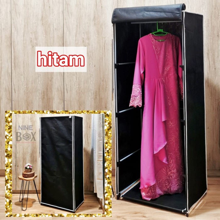Terlaris Nine Box Lemari Pakaian Gantung / Rak Baju Gantung / Rak Gamis