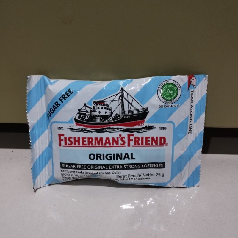 

Fisherman's Friend Original Kembang gula Original (bebas gula) 25 gr