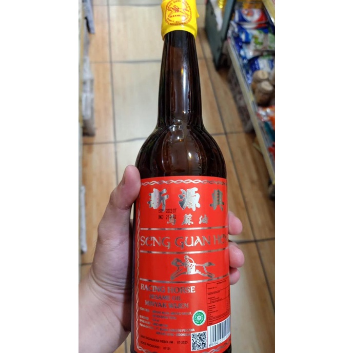 

hanya disini] [Bumbu] 600ml Seng Guan Heng Racing Horse Sesame Oil/ Minyak Wijen