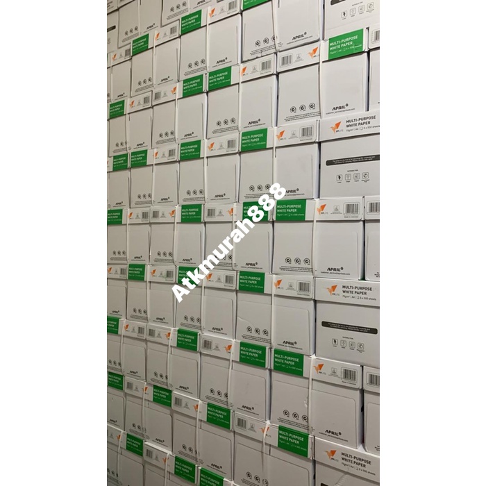 

Kertas PP Lite F4 75 gram/HVS/Fotocpy Paper/ Isi 5 Rim khusus Gojek gon04