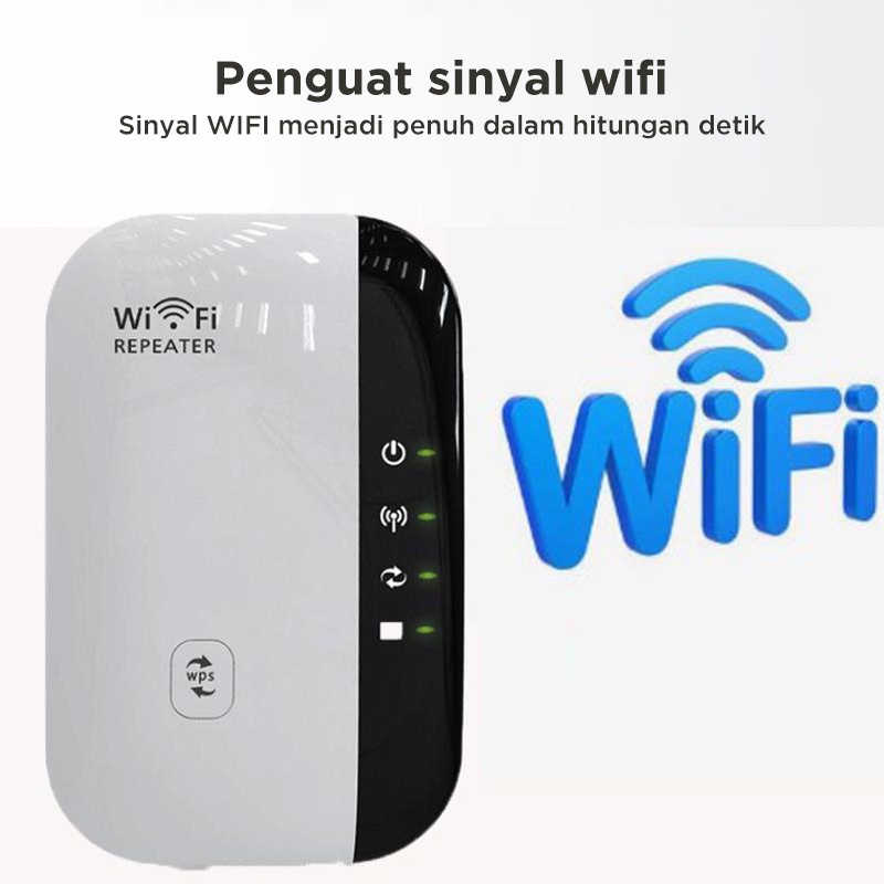 Holiven Wifi Reapeater Router Penguat Sinyal 300Mbps Signal Booster