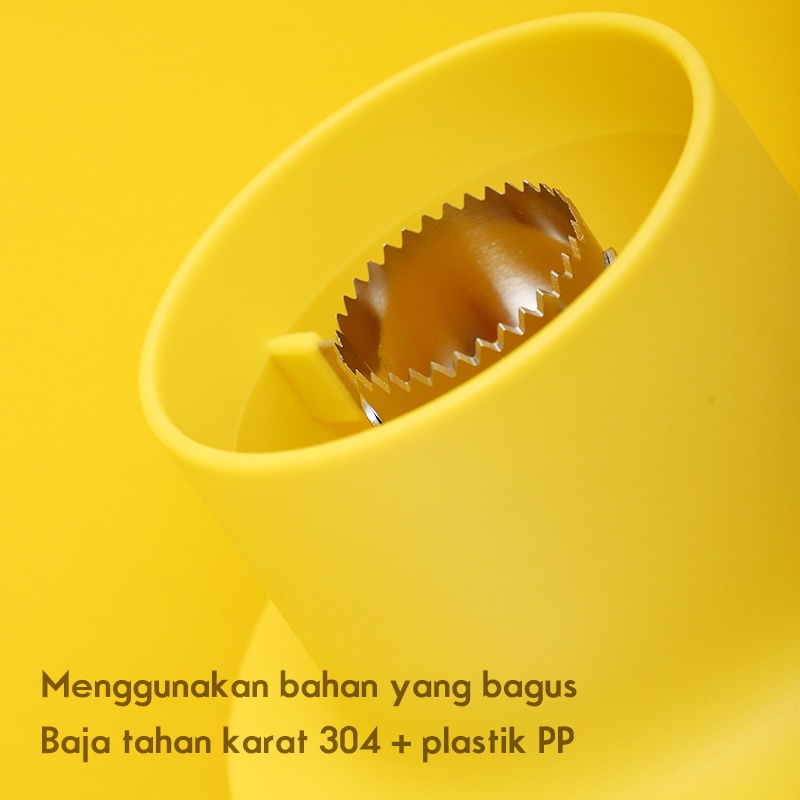 Holiven Alat Pengupas / Perontok Jagung Stainless Steel Multifungsi Dengan Kompartemen