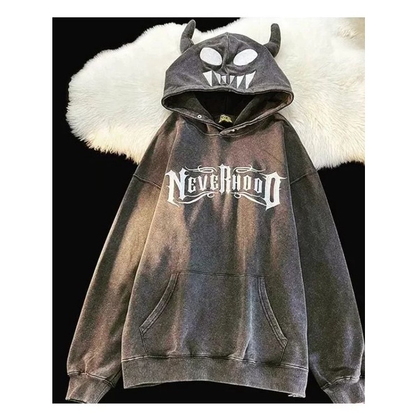 HOODIE JACKET SWEATER NEVERHOOD UNISEX PRIA WANITA OVERSIZE | HOODIE SWEATER LUCU KOREAN STYLE | SWEATSHIRT HOODIE KOREA