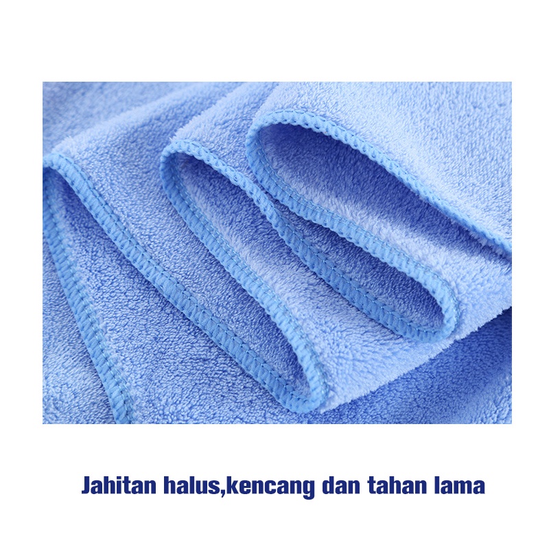 Holiven Handuk Mandi Bulu Karang Tebal Menyerap 70x140cm