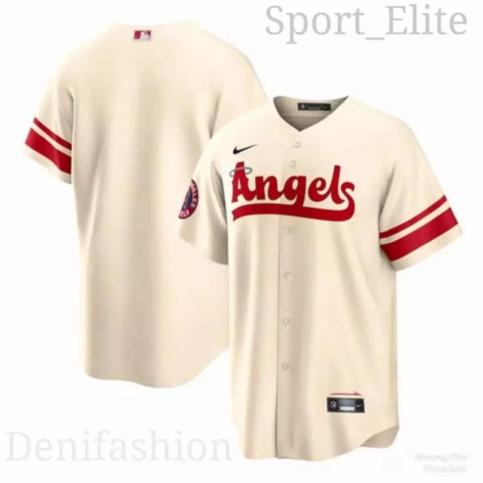 Terlaris Ready Jersey Baseball Nike City Connect Los Angeles Angels Original Ok Limited Edition
