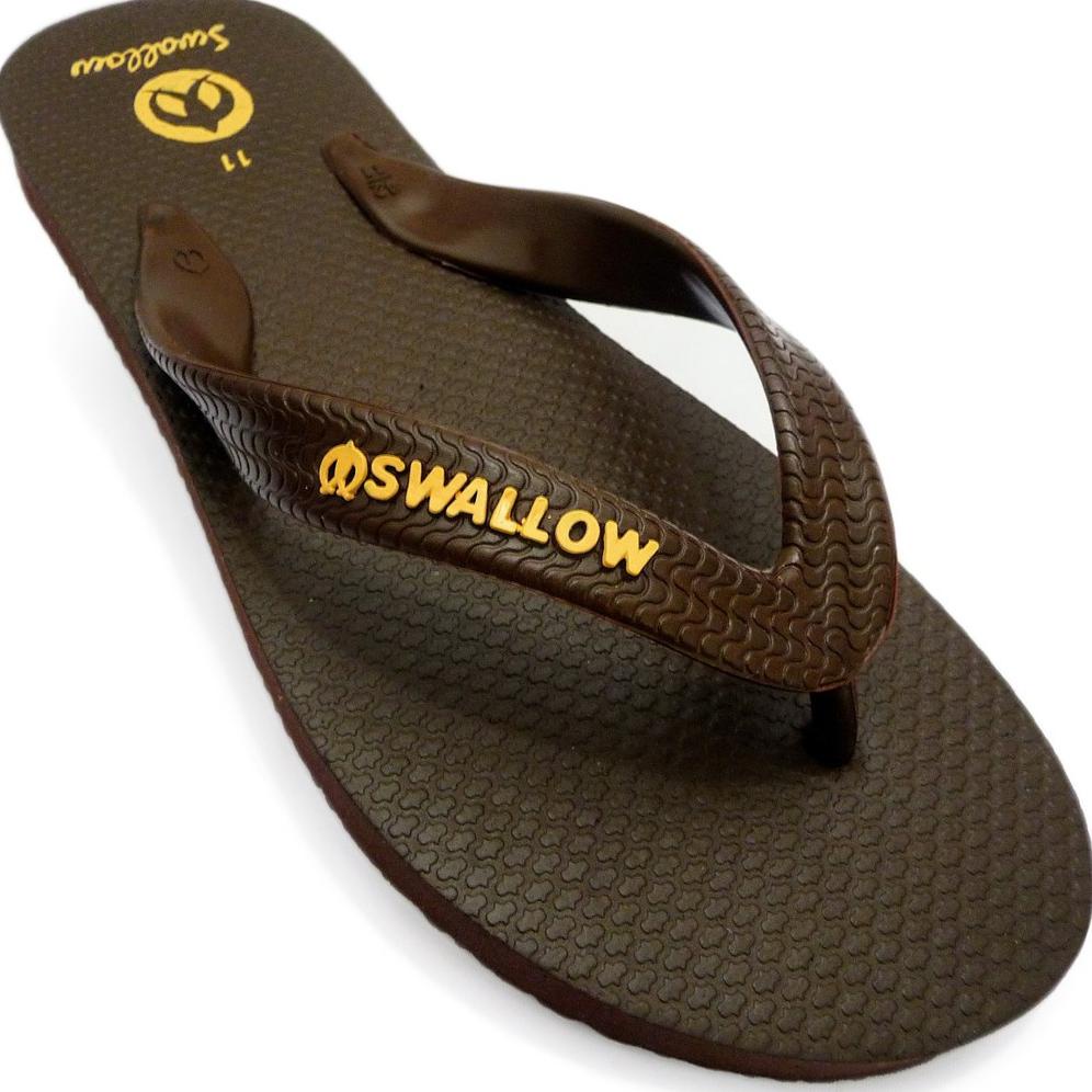 Ready Sandal Jepit Swallow Premium Bali [Brown] [Swlmdrn 01 B]