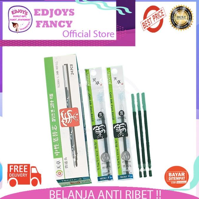 

Tizo 24 pcs Isi pen gel 1.0 mm TG308A Refill pulpen sign pen