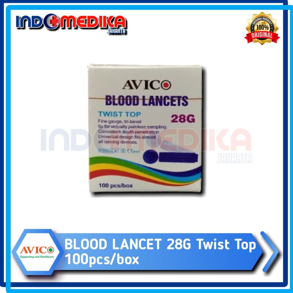 Terbaru Blood lancet Avico / jarum lancet / blood lancet untuk easy touch, Nesco, Autocheck