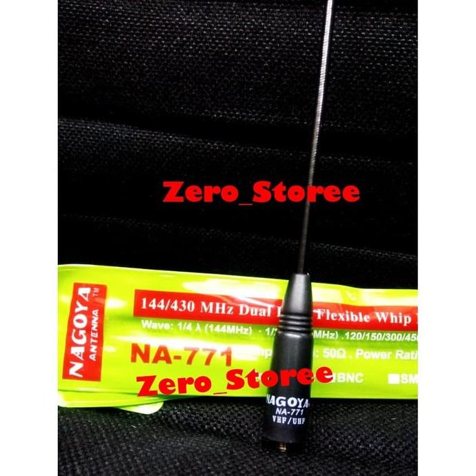 New Antena Pecut Lidi Elastis Lentur Panjang Ht Dualband Nagoya Na771 Sma Baofeng Rh771 Na-771 Rh-77
