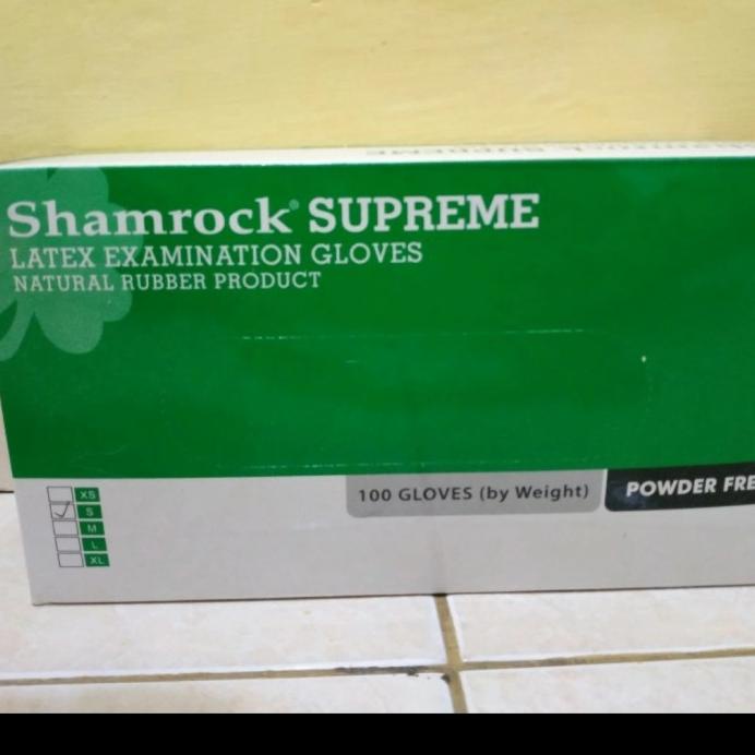 Grosir Shamrock Supreme Handscoon / Sarung Tangan Latex