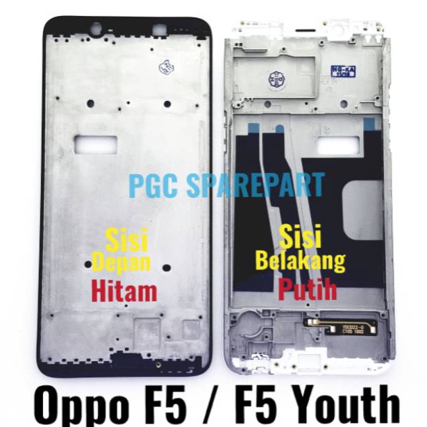 Terlaris Original Frame Bezzel Oppo F5 - Oppo F5 Youth CPH1725 - Bezel Tulang tengah dudukan LCD &amp; Mesin 8VI