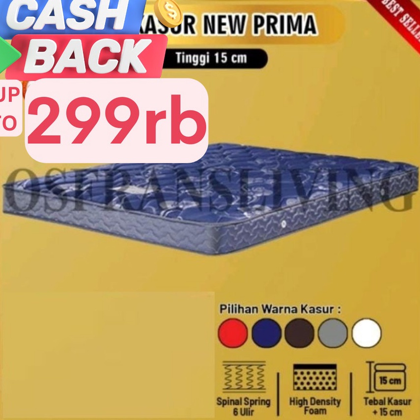 STOK TERBATAS Guhdo Springbed New Prima 15 - Hanya Kasur / Mattress SPRING BED 90 X 200 100 X 200 12