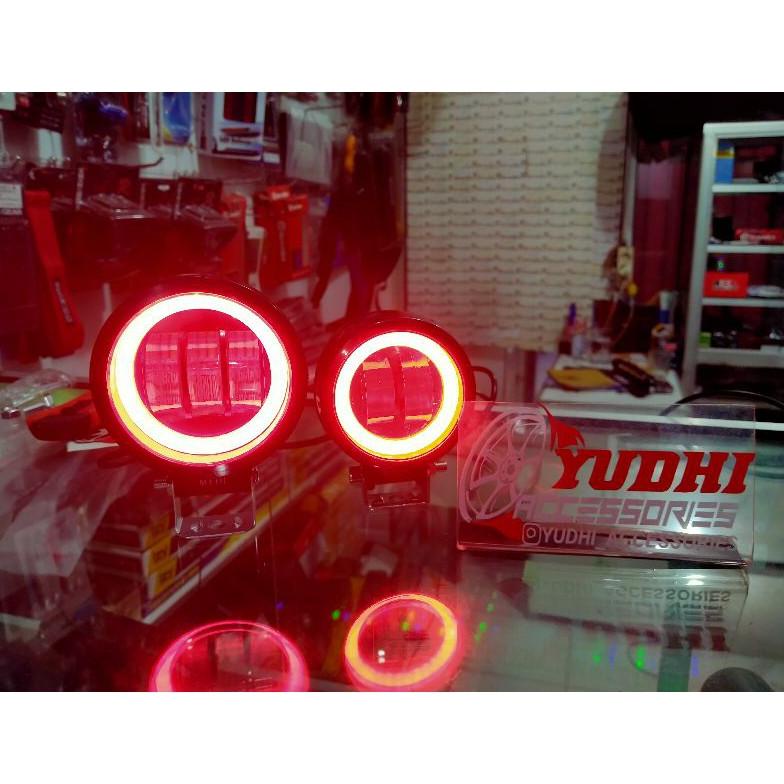 Termurah Led Foglamp Daymaker Original Angel Eyes Foglamp Avanza Agya Ayla Vios Etios Yaris Xenia Vi