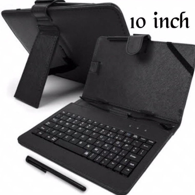 Grosir.. Keyboard case tablet 10” / Sarung tablet 10inch / Case keyboard tablet universal RKD