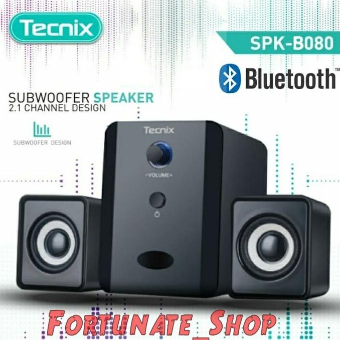 Tecnix Spk-B080 Speaker Bluetooth Subwoofer