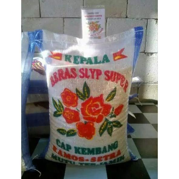 

Terlaris Beras Slyp Super Cap Kembang 5Kg/10Kg/20Kg/25Kg