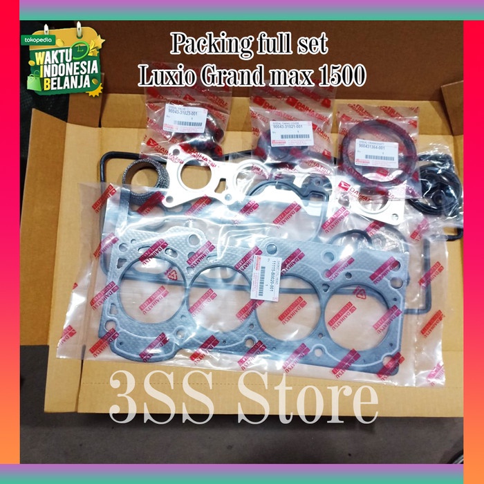 Paking Set Grandmax Luxio 1500 / 1300 Packing Gasket Set 1.3 1.5 Ori