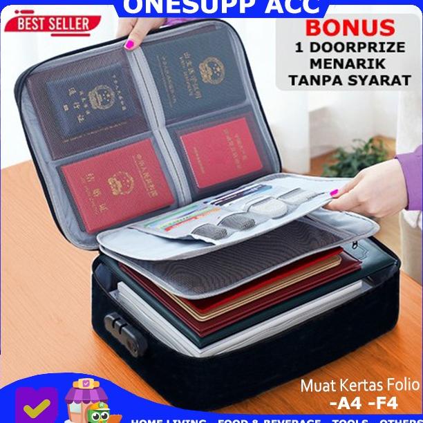 

Tas penyimpanan sertifikat tas dokumen bag Tempat dokumen penting Tas