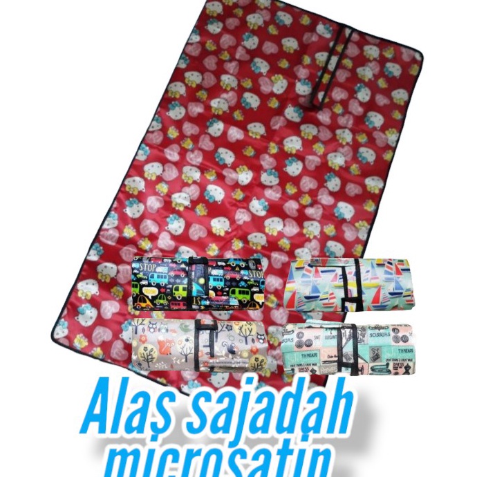 (D✔VW») ALAS SAJADAH MICROSATIN / TIKAR MINI / TIKAR LIPAT muurah