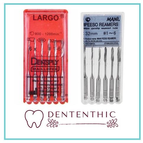 New Peeso Reamer Dentsply / Peeso Reamer Mani / Dentsply Largo 32mm