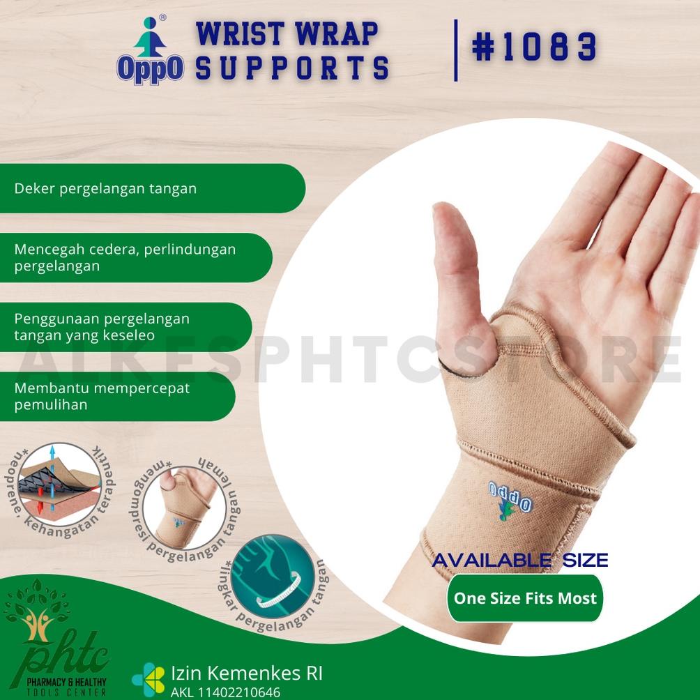 Promo OPPO 13 Wrist Wrap Neoprene Wrist Supports l Supporter Pergelangan Tangan Keseleo Atau Cedera