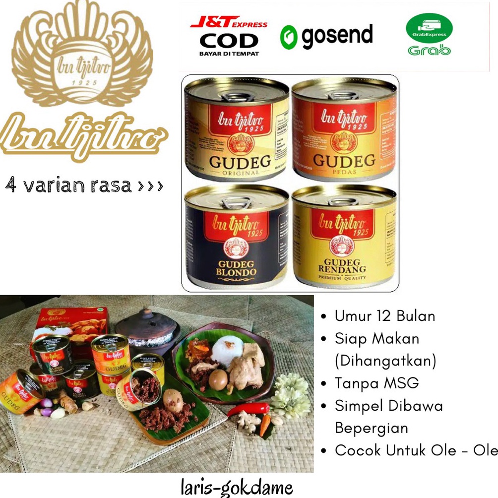 

6.6 Flash Sale GUDEG KALENG BU TJITRO OLE OLE KHAS JOGJA