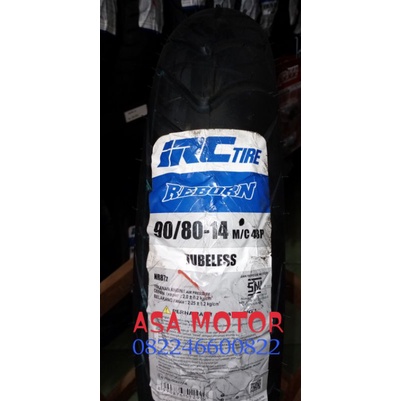 BAN IRC TUBELESS REBORN 90/80-14 UNTUK BAN DEPAN VARIO NEW 125/150