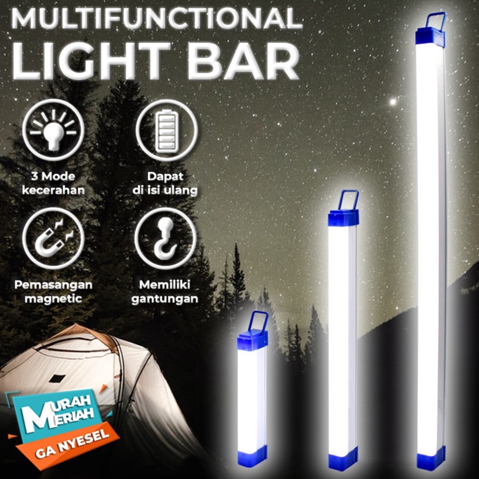 PGR.3Jn23ᴼ ‑ lampu neon led panjang T7 usb bolam let portable emergency lamp darurat mati lampu lid 