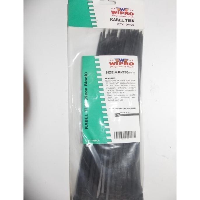 

/////] WIPRO Cable Tie Kabel Ties Tis 3.6 x 200 mm 3.6x200mm WARNA