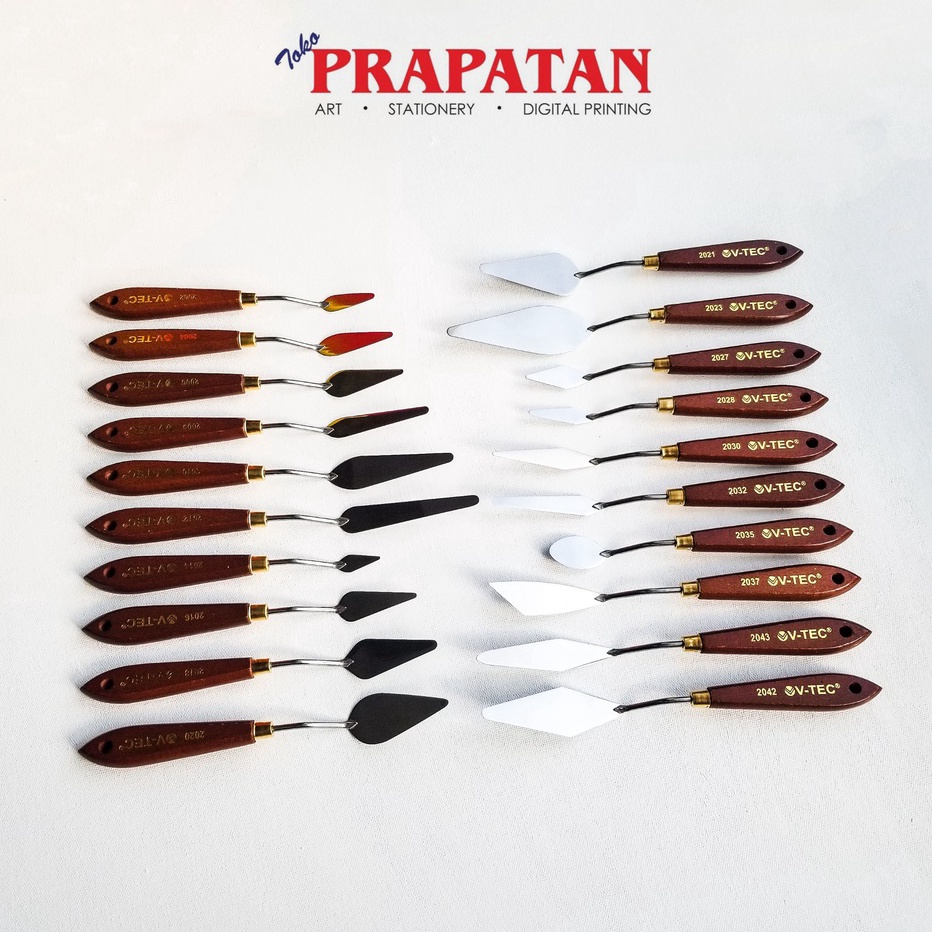 

Dijual Murah➾ Pisau Palet Lukis V-TEC / Painting Knife / Palette Knife B40