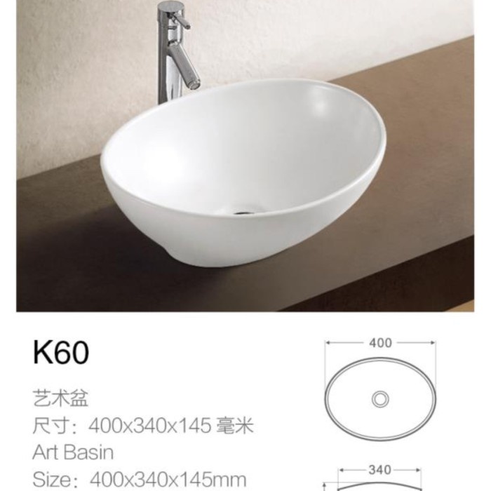 wastafel mangkok k60 model toto