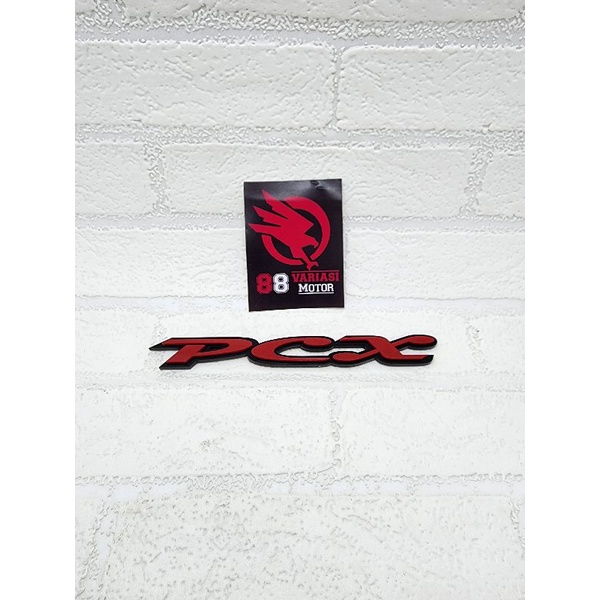 Emblem Akrilik Honda PCX - Emblem Logo PCX free double tape