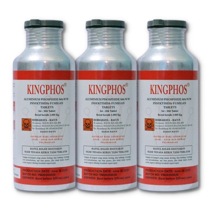 king phos obat fumigasi kutu beras