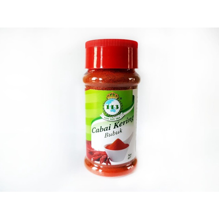 

113 Cabai Bubuk Kering Bumbu Tabur Cabe Chili Pepper 40 gram