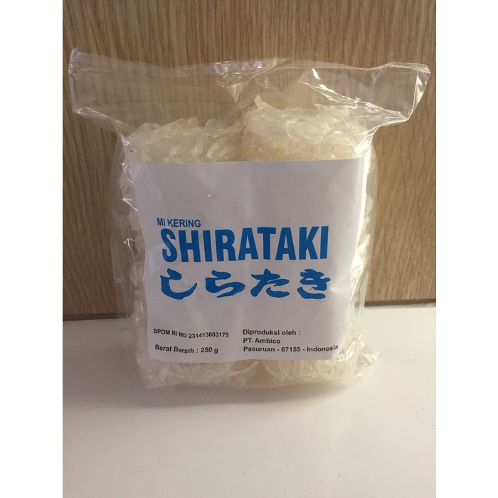 

Shirataki kering (Dry Shirataki) isi 250 gram (10 buah) diet keto