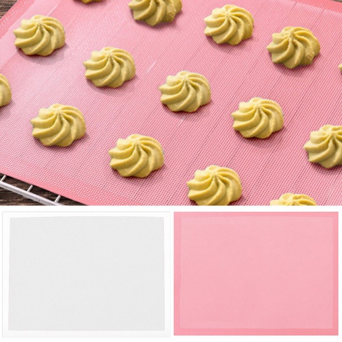 

Perforated Silicone Baking Sheet Baking Mat / Silpad / Silmat Pink