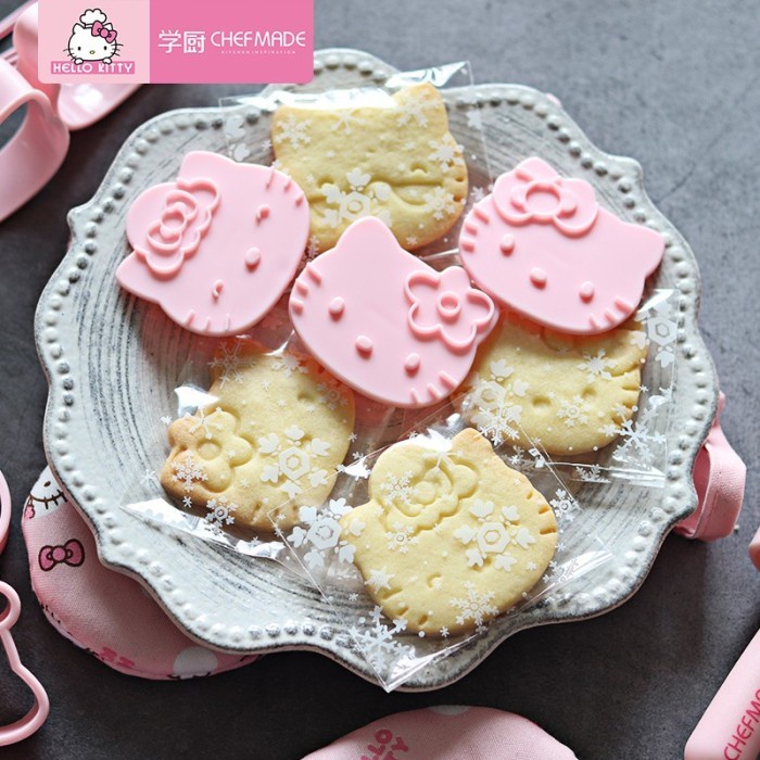 

Chefmade KT7059 - 4pcs Cetakan Kue Berbentuk Hello Kitty / Mold Set