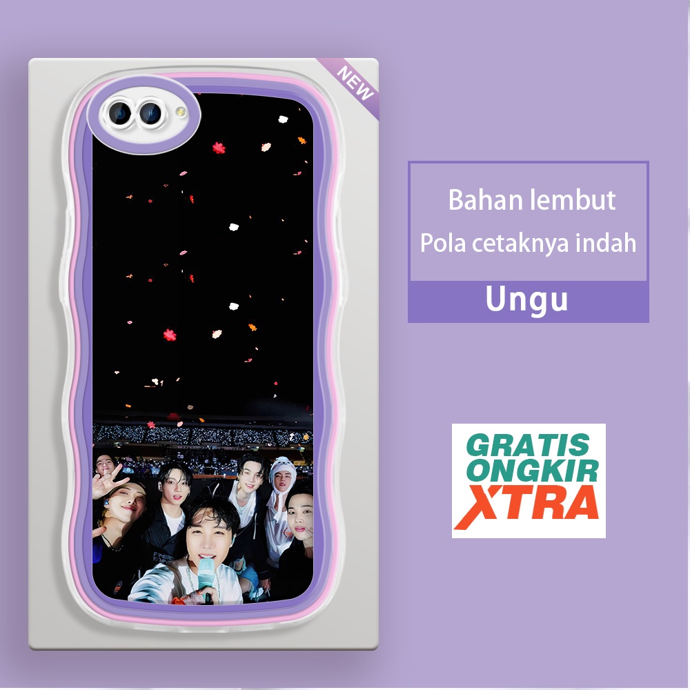 Mulia OPPO NEO 9 A3S A5 A7 A5S A9 2020 A12 A12S A12E Casing Ponsel Pola Konser BTS bintang Korea war