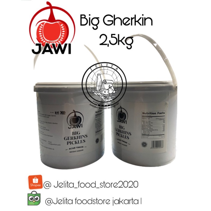 

Jawi Gherkin Big 2,5kg - acar timun