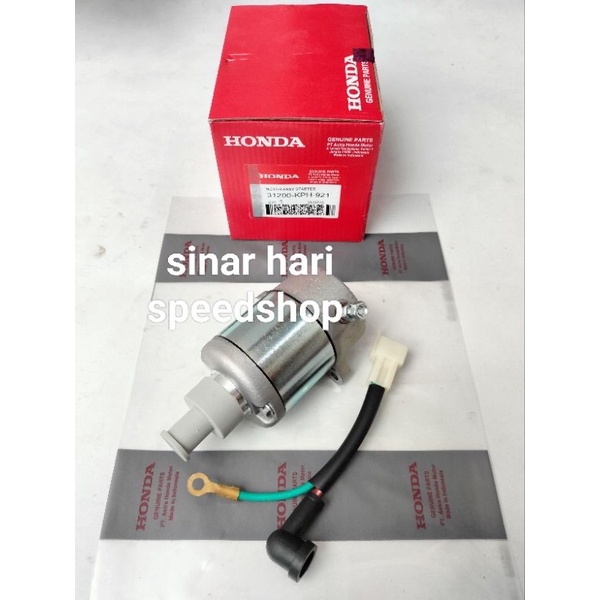 DINAMO STATER  ASSY  (KPH) HONDA  SUPRA X 125 +KARISMA+KIRANA LAMA OLD MODEL ,MITSUBA- SM-15-12V